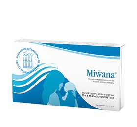 Miwana Næsedråber Bull - Rens næsen nænsomt 20 x 5 ml
