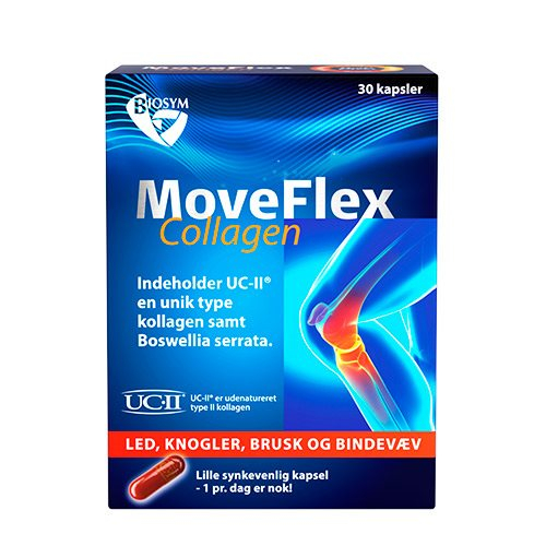 Biosym Moveflex Kollagen 30 Kapsler – Styrk Dine Led Naturligt!