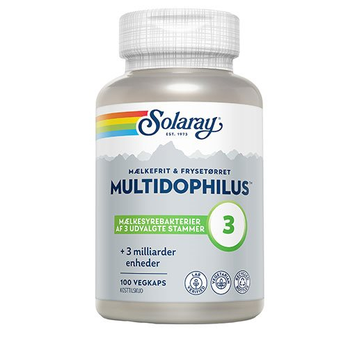 Solaray Multidophilus 3 Mælkefri 100 Kaps