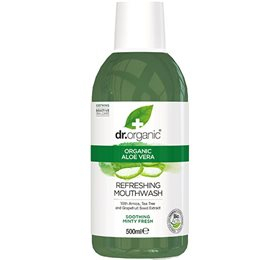 Dr Organic Mundskyl Aloe Vera 500 Ml – Økologisk Pleje
