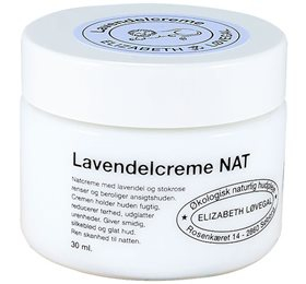 Elizabeth Løvegal Natcreme med Lavendel 30ml - Nattens Skønhed