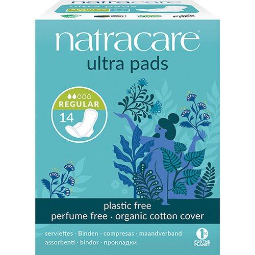 Natracare Bind Ultra Med Vinger   14 Stk