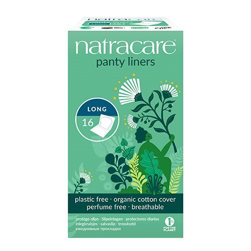 Natracare Trusseindlæg Long 16 Stk Panty Liner   1 Pk