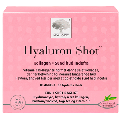 New Nordic Hyaluron Shot 30 x 15 ml – Skønhed Indefra