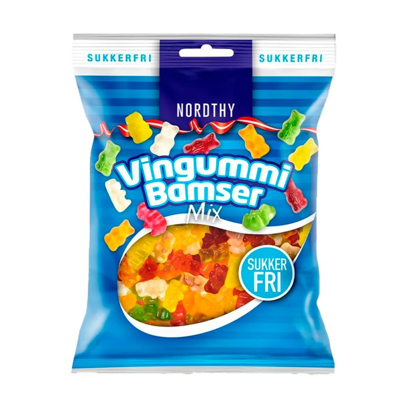 Sukkerfri Vingummibamser – 3 Pakker til 49,95 Kr!
