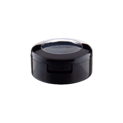 Elegant sort øjenskyggebeholder - 2 ml fra Hedenhus