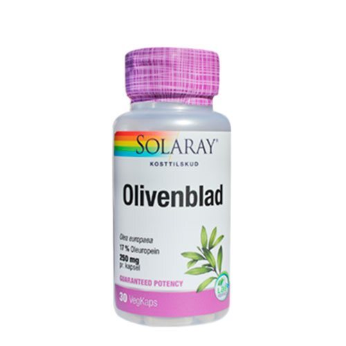 Solaray Olivenblad   30 Kapsler