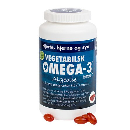 DfI Vegetabilsk Omega 3 - 180 Kapsler til Sundhed