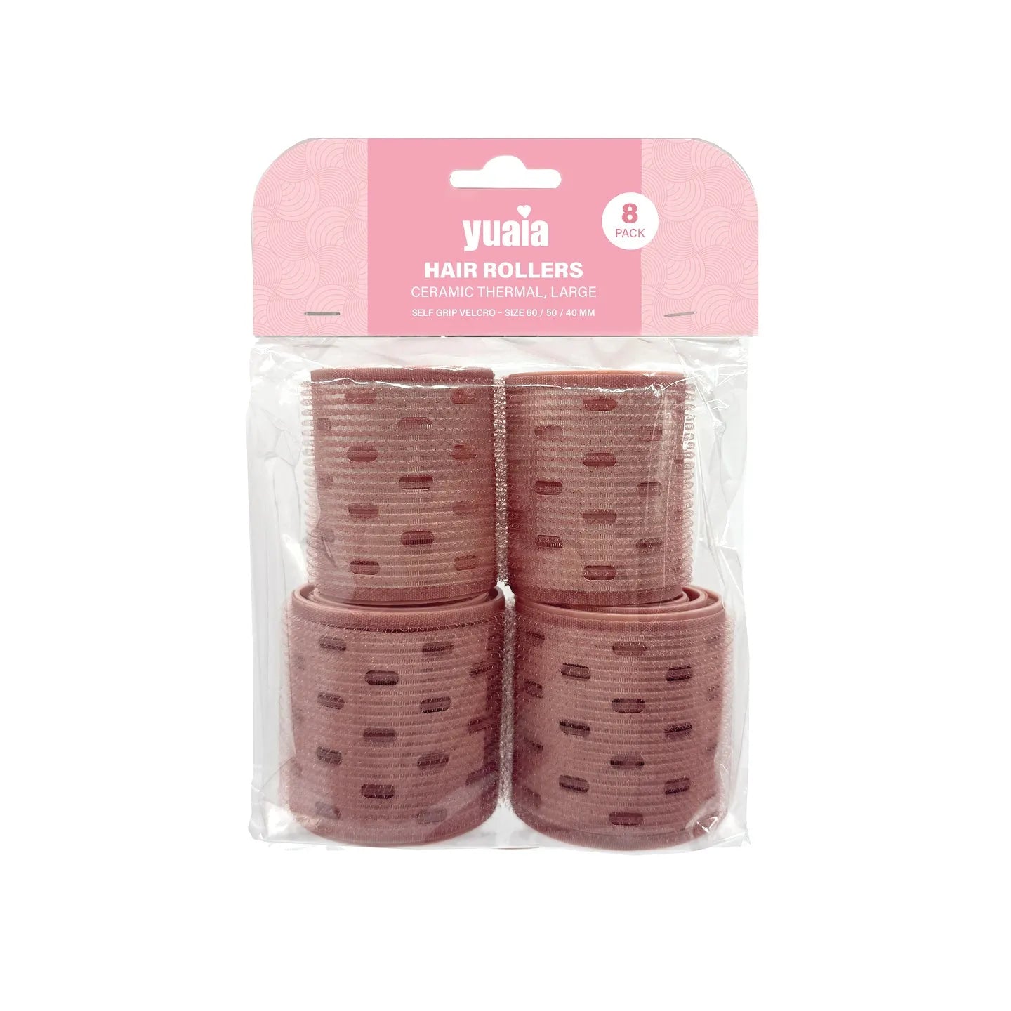 Hair Rollers   Stor 8 Stk