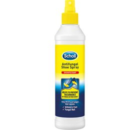 Scholl Svampedræbende Skospray 250 Ml – Friske Sko!