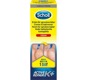 Scholl Hælrevnecreme med Active Repair K+ - Effektiv pleje