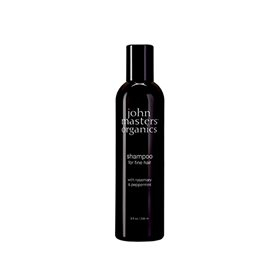 John Masters Shampoo til Fint Hår – Rosmarin & Mynte 236 ml