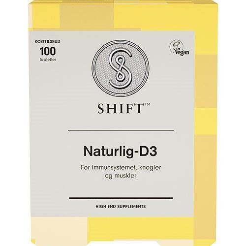 Shift Naturlig D3   100 Tabletter