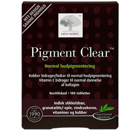 New Nordic Skin Care Pigment Clear 180 Tabletter - Hudpleje
