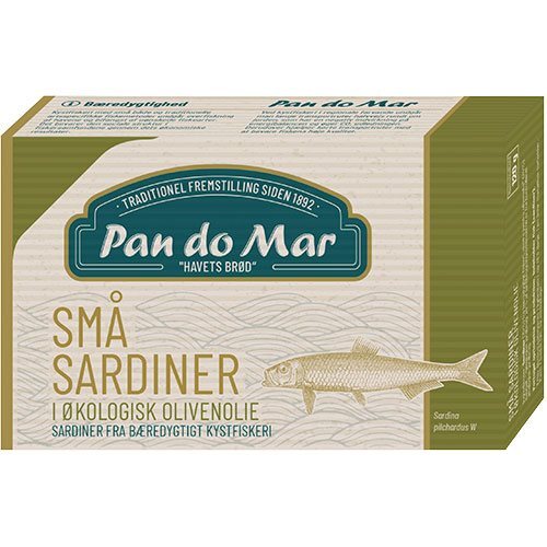 Små Sardiner I Olivenolie øko    120 Gram