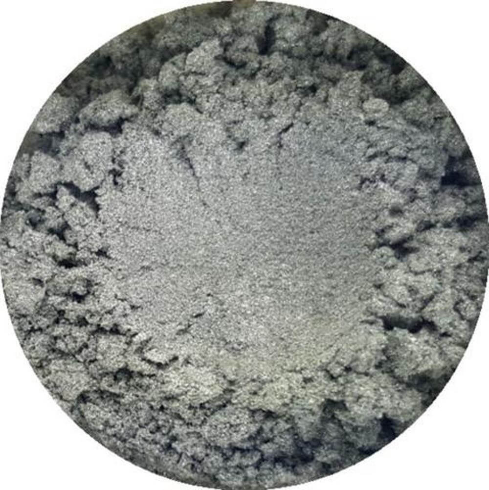 Sølv Gnister - Naturlige Mineralpigmenter 100 Gram