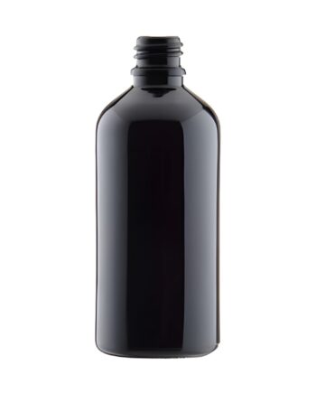 Elegant Sort Glasflaske 100 Ml - Ideel til Olier og Essencer