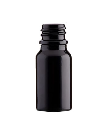 Sort Glasflaske 10 ml - Ideel til Æteriske Olier