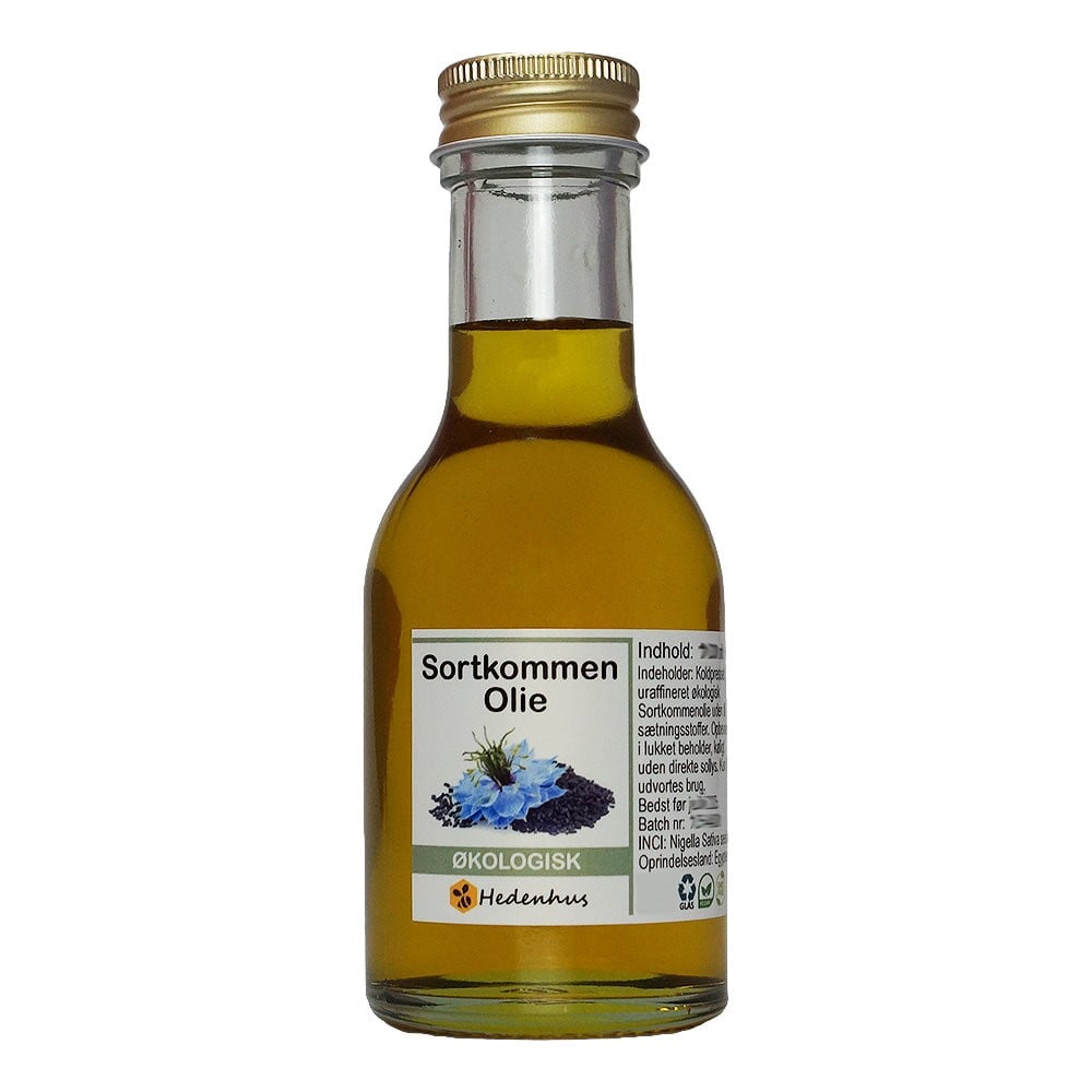 Økologisk Sortkommenolie 100 ml – Skønhed og Pleje