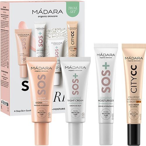 Madara Sos Care 4 Step Skin Soothing Routine Set  Medium   1 Stk