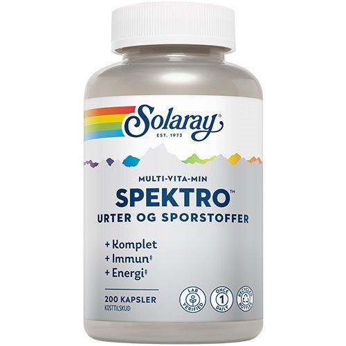 Spektro Multi Vita Min M  Jern Og K2   200 Kapsler