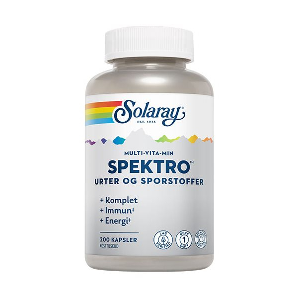 Solaray Spektro Multivitamin 200 Kaps – Sundhedstilbud!