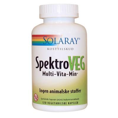 Solaray Spektroveg 120 Kapsler - Sundhed & Velvære