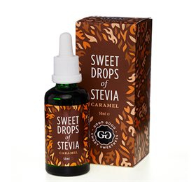 Stevia Dråber Karamel 50 Ml – Kaloriefri Sødme til Drikkevarer