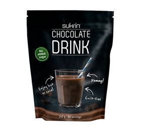 Sukrin Chokolade Drink 250 G - Uden Tilsat Sukker