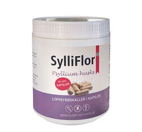 Sylliflor Psyllium Husks – 500 Kapsler til Fordøjelsessundhed