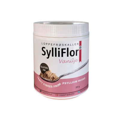 Sylliflor Vanilje Loppefrøskaller 200g - Sundhedsboost!