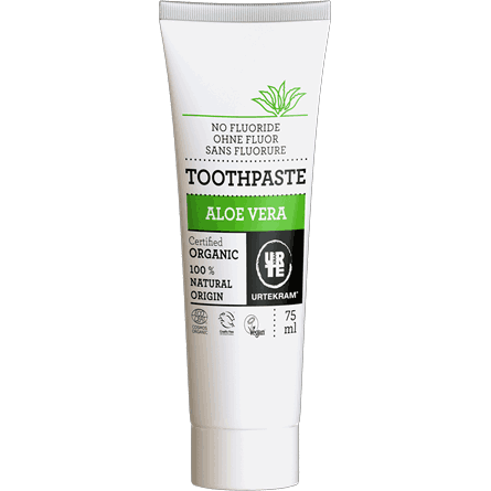 Urtekram Aloe Vera Tandpasta 75 Ml - Naturlig Pleje til Tænder