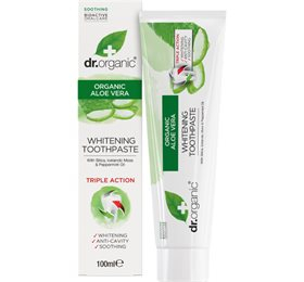 Dr. Organic Aloe Vera Tandpasta 100 Ml - Plej Dine Tænder