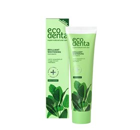 Ecodenta Tandpasta Whitening Brillant 100 ml – Strålende Hvid!