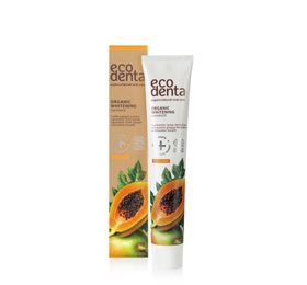 Ecodenta Tandpasta Whitening med Papaya 100 ml - Sommerfrisk!