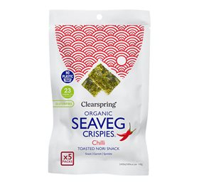 Økologiske Tang Chips med Chili - 20 g Snack Delight