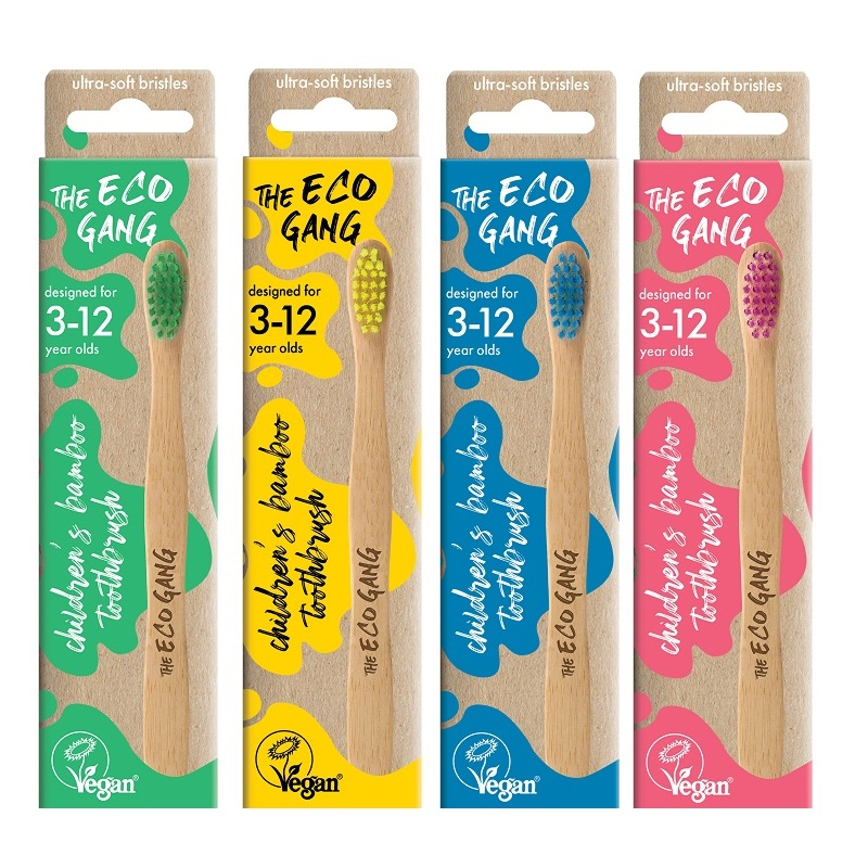 The Eco Gang   Bambus Tandbørster   Børn   Ultra Soft