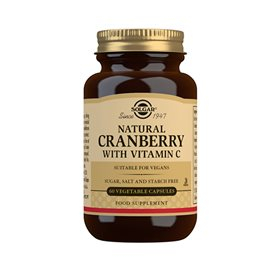 Solgar Tranebær Tabletter med C-vitamin – 60 stk.