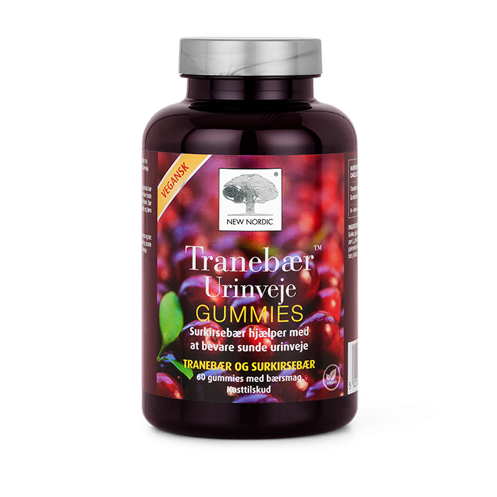 New Nordic Tranebær Gummies til Urinveje - 60 Veganske Stk.