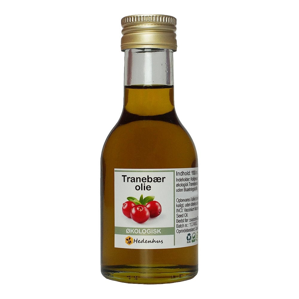 Økologisk Tranebærolie 100 ml – Naturlig Skønhedspleje