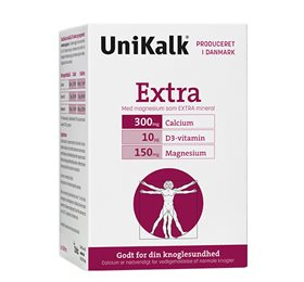 Unikalk Extra 160 Tab – Styrk dine knogler og tænder!
