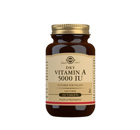 Solgar Vitamin A 1502 Mcg – 100 Tabletter til Sundhed
