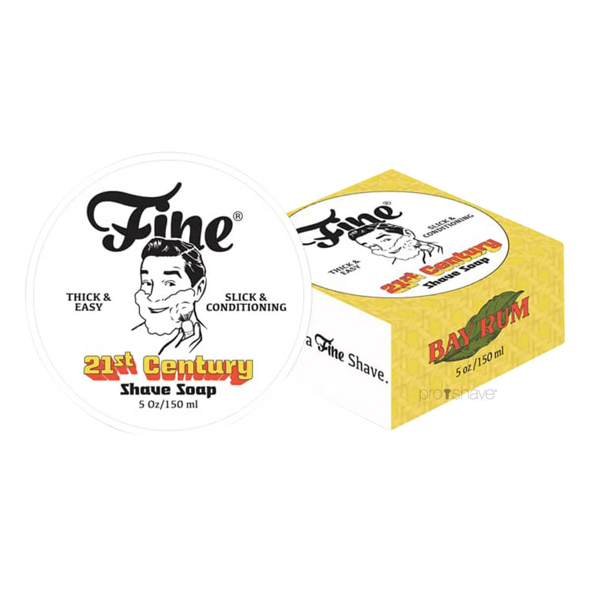 Fine Accoutrements Bay Rum Barbersæbe I Skål  150 Ml