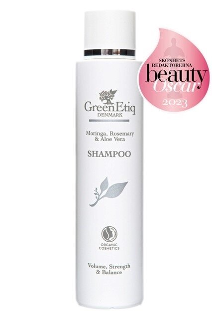 Greenetiq  økologisk Shampoo   100  Vegansk  Volume  Styrke   Balance   200 Ml