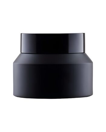 50 ml Sort Glasbøtte til Creme - Hurtig Levering!