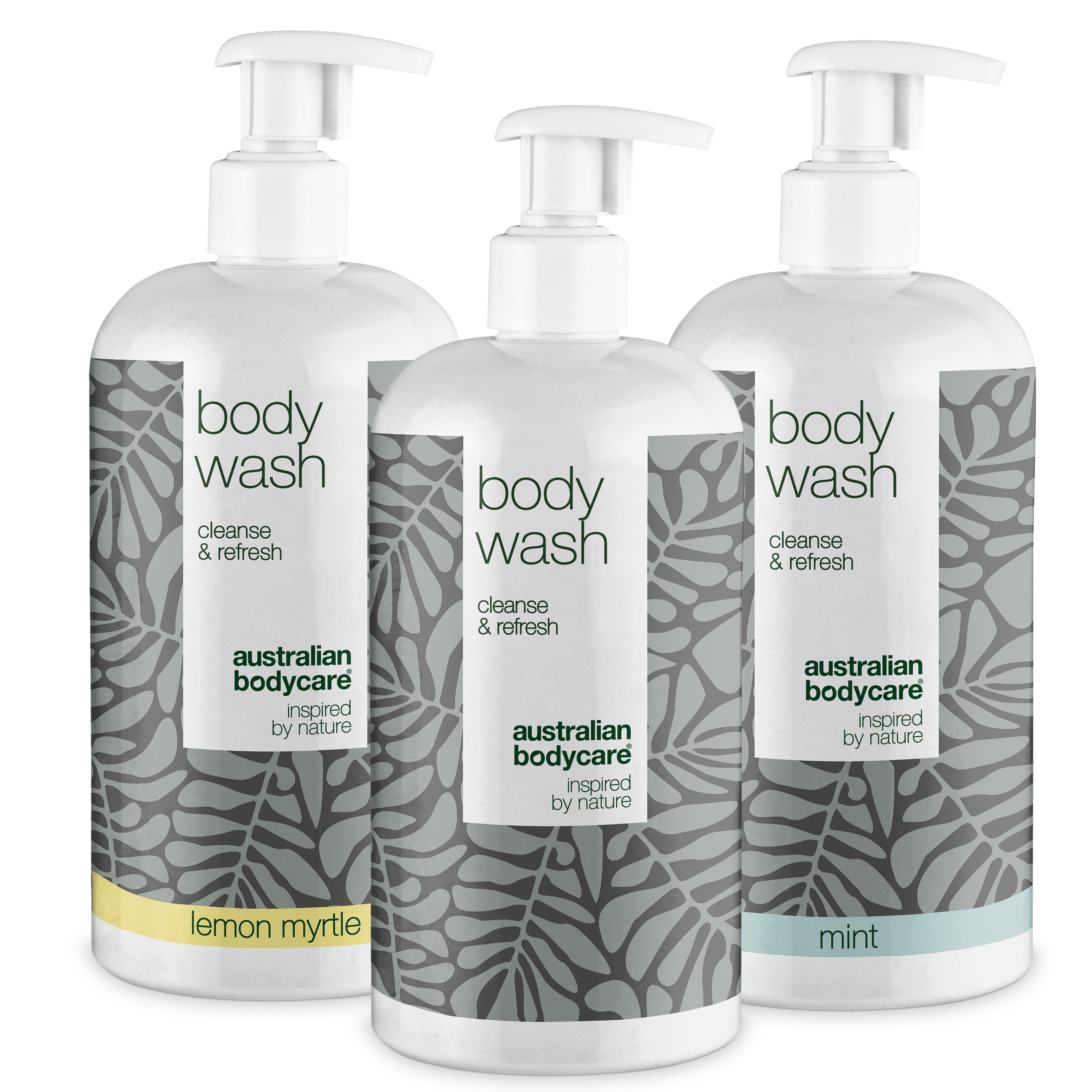 3 For 2 Body Wash 500ml   Pakketilbud ?  Pakketilbud Med 3 Body Wash  500 Ml : Tea Tree Oil  Lemon Myrtle   Mint