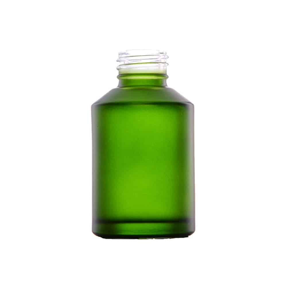 60 Ml Grøn Glasflaske - Perfekt til Væskeopbevaring!