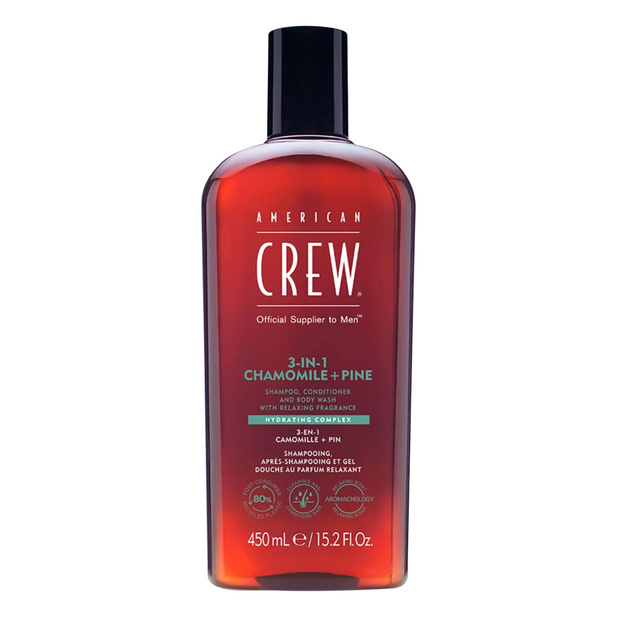 American Crew 3 In 1 Chamomile   Pine Hair   Body Shampoo  450 Ml