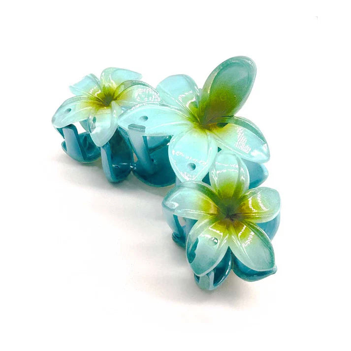 Blomster Hårklemme   Ocean Stor
