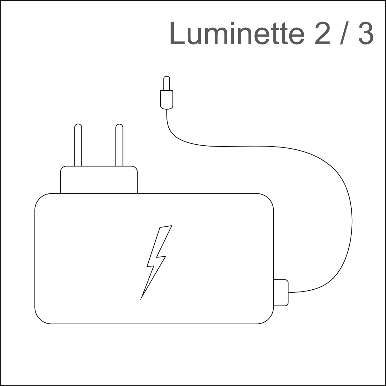 Adaptor Til Lucimed Luminette 2 Og 3   Dansk Lysterapi